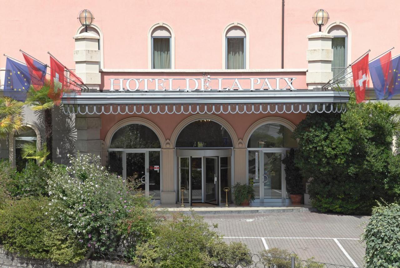 Hotel De La Paix Λουγκάνο Εξωτερικό φωτογραφία